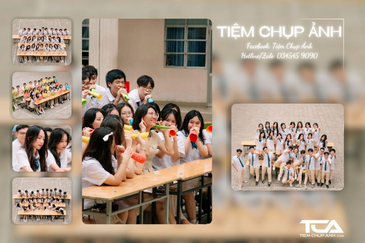 chụp ảnh kỷ yếu ở bình dương