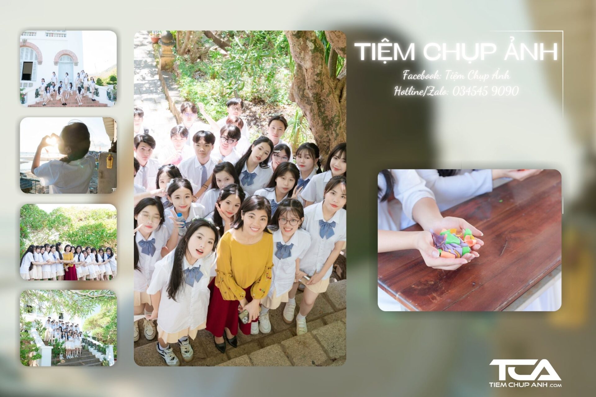 chụp ảnh kỷ yếu ở bình dương