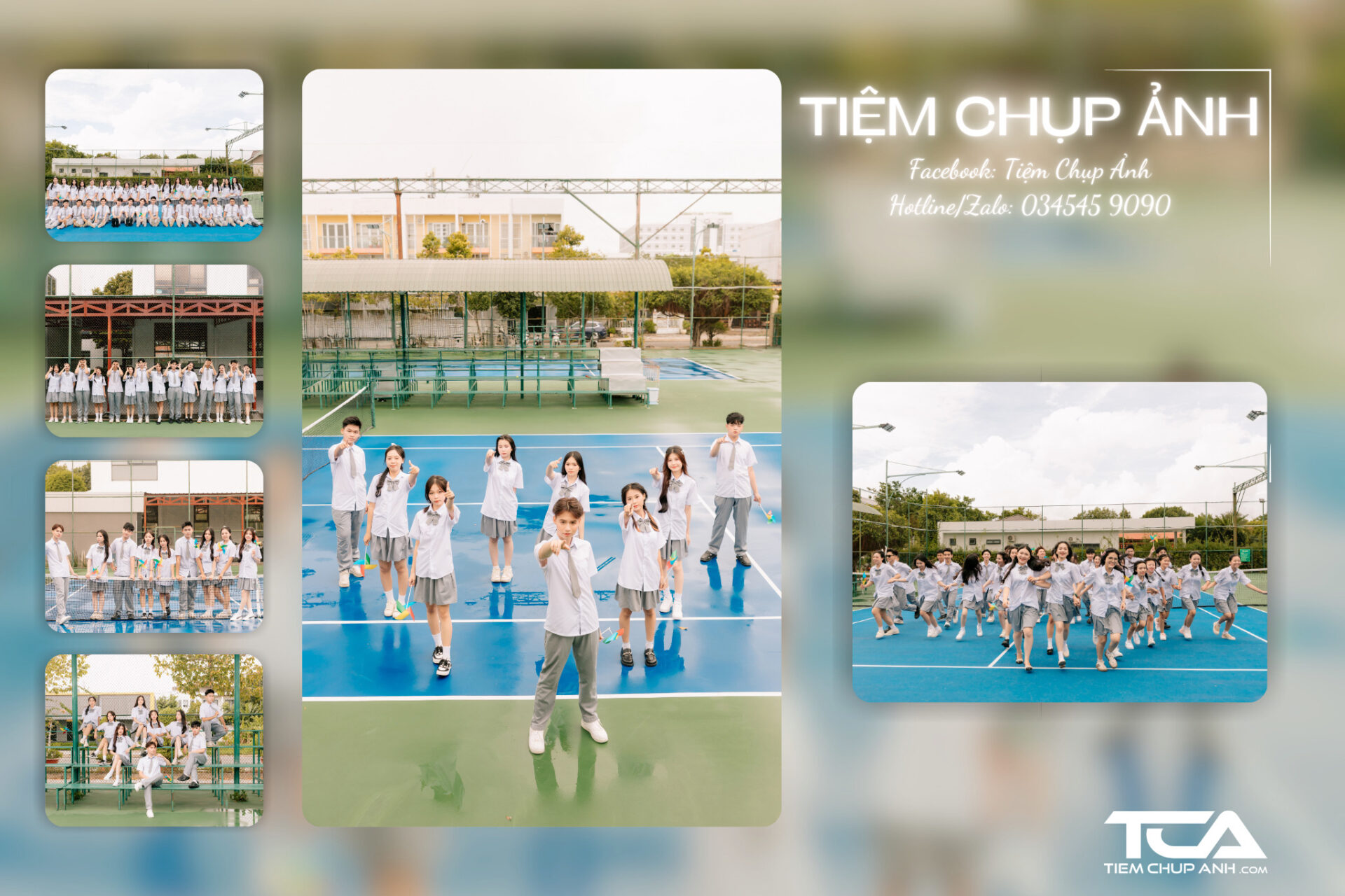 chụp ảnh kỷ yếu Đồng Tháp