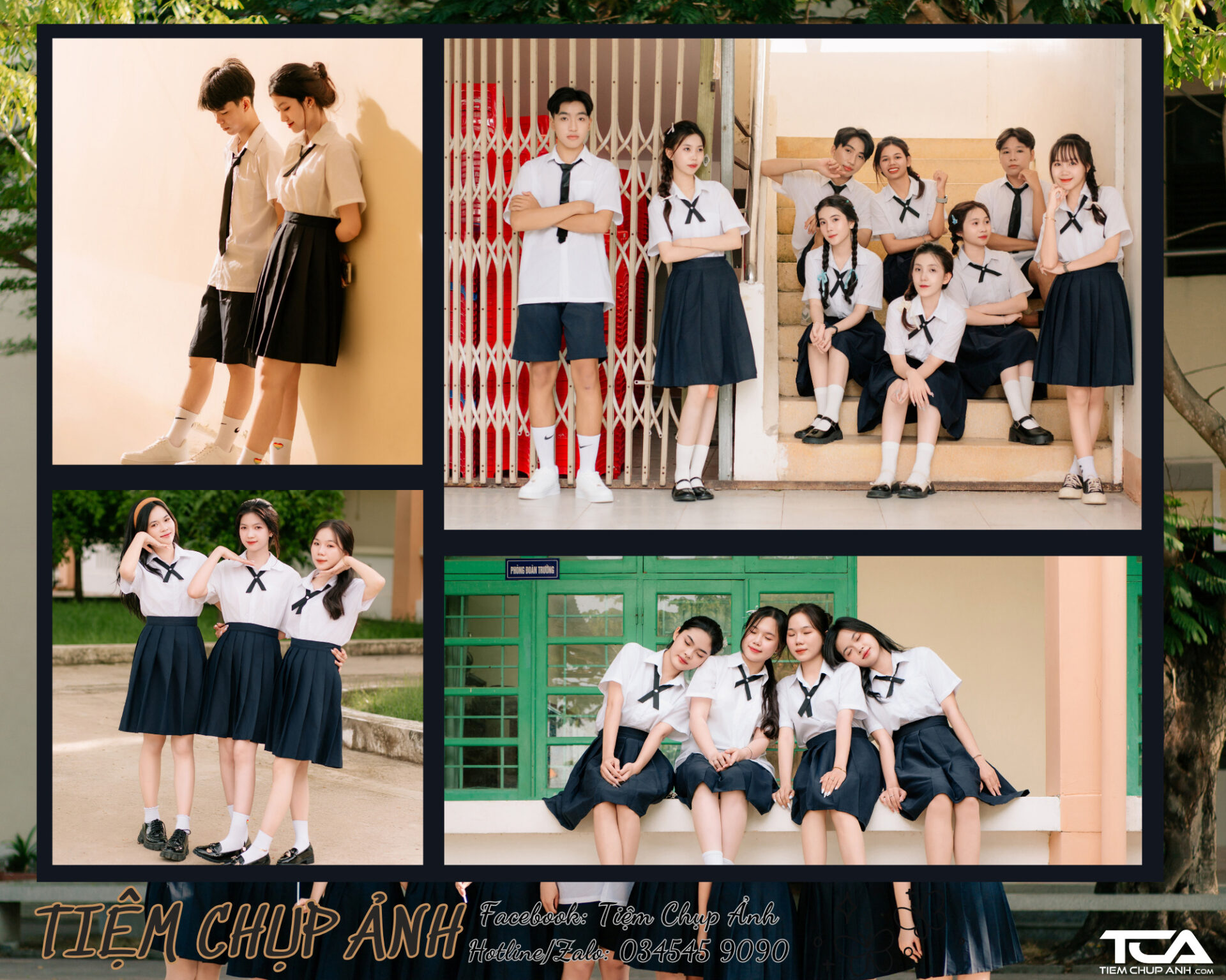 đồng phục chụp kỷ yếu