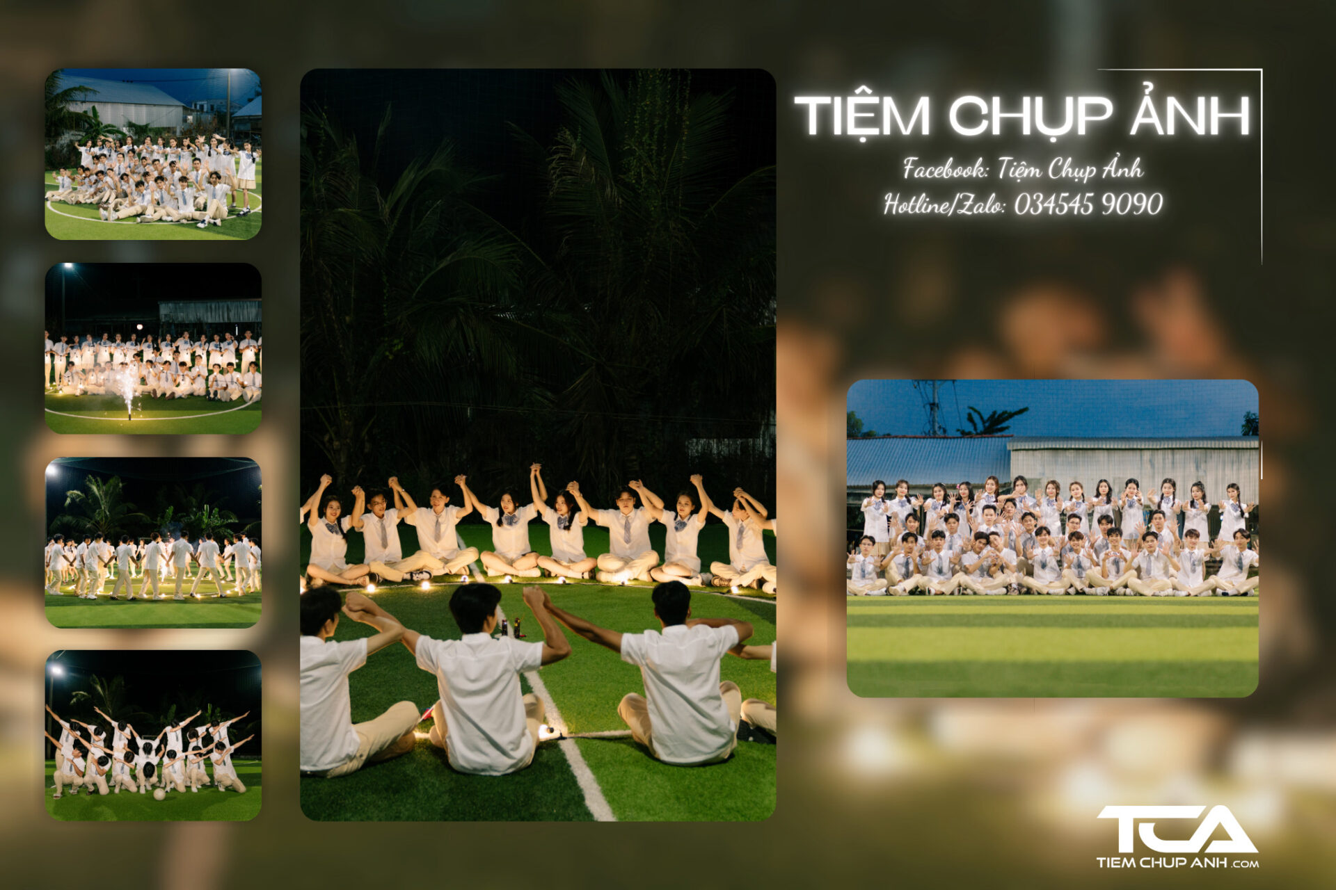 tạo dáng chụp ảnh kỷ yếu ở Chư Pah