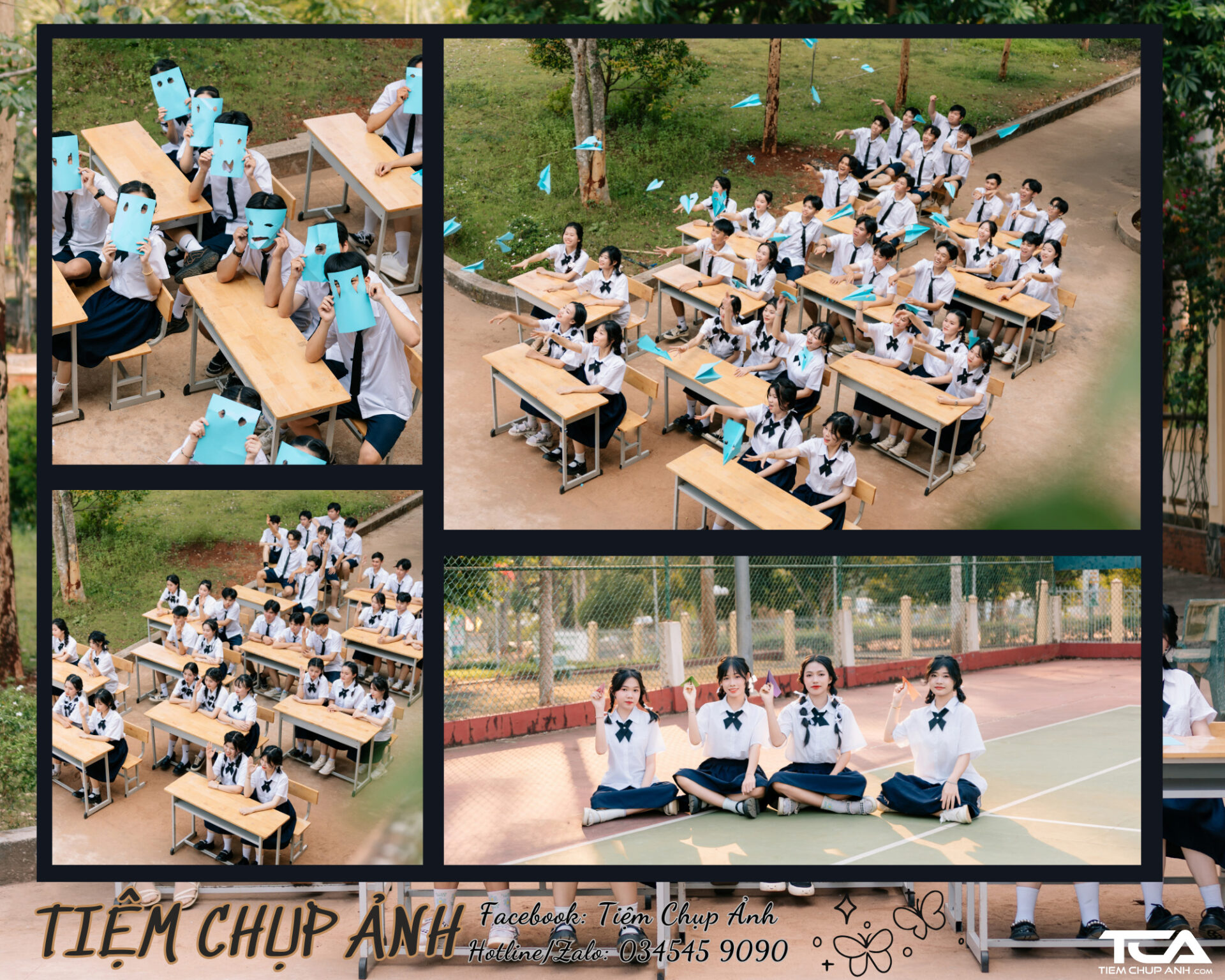 đồng phục chụp ảnh kỷ yếu