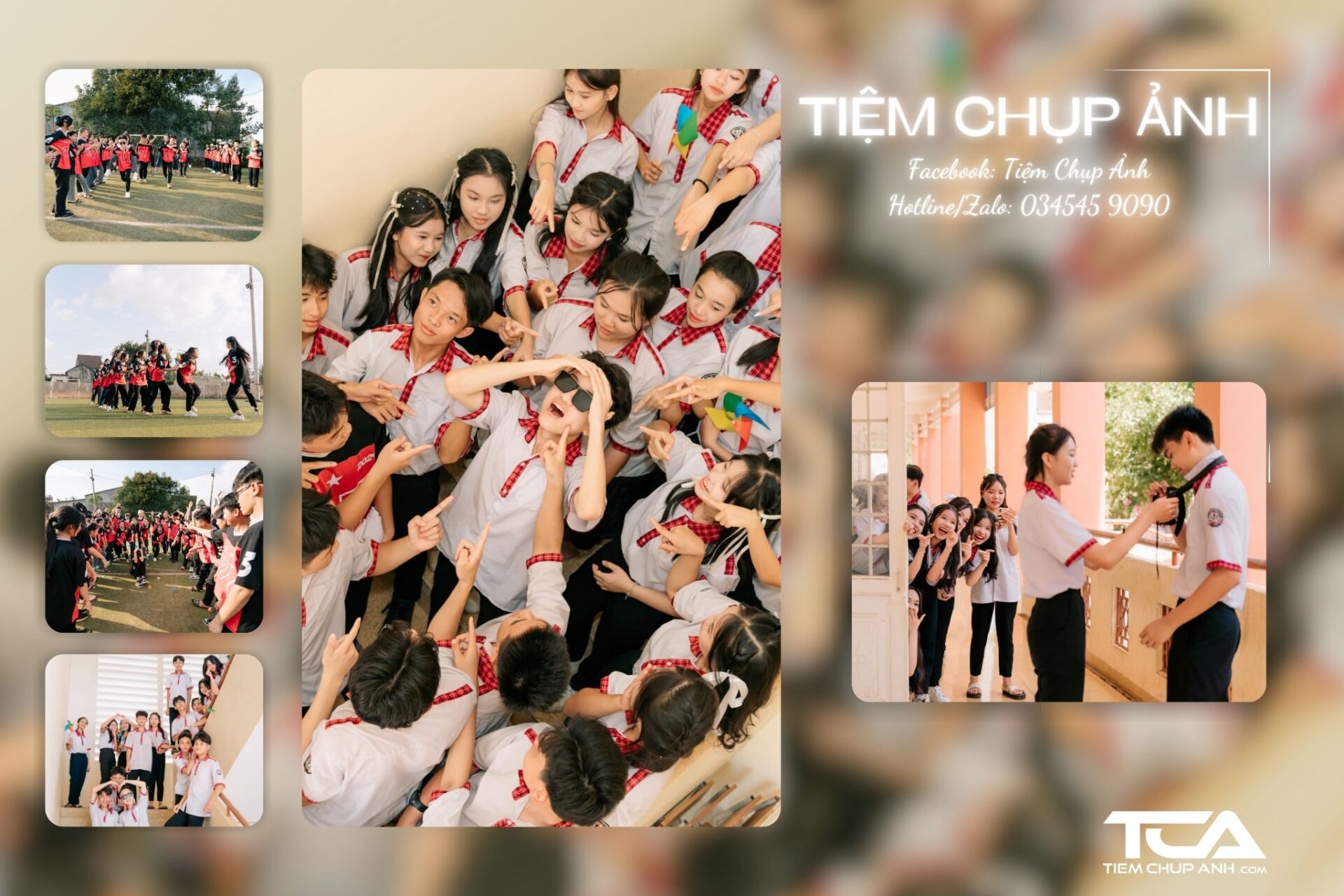 chụp hình kỷ yếu ở bình dương