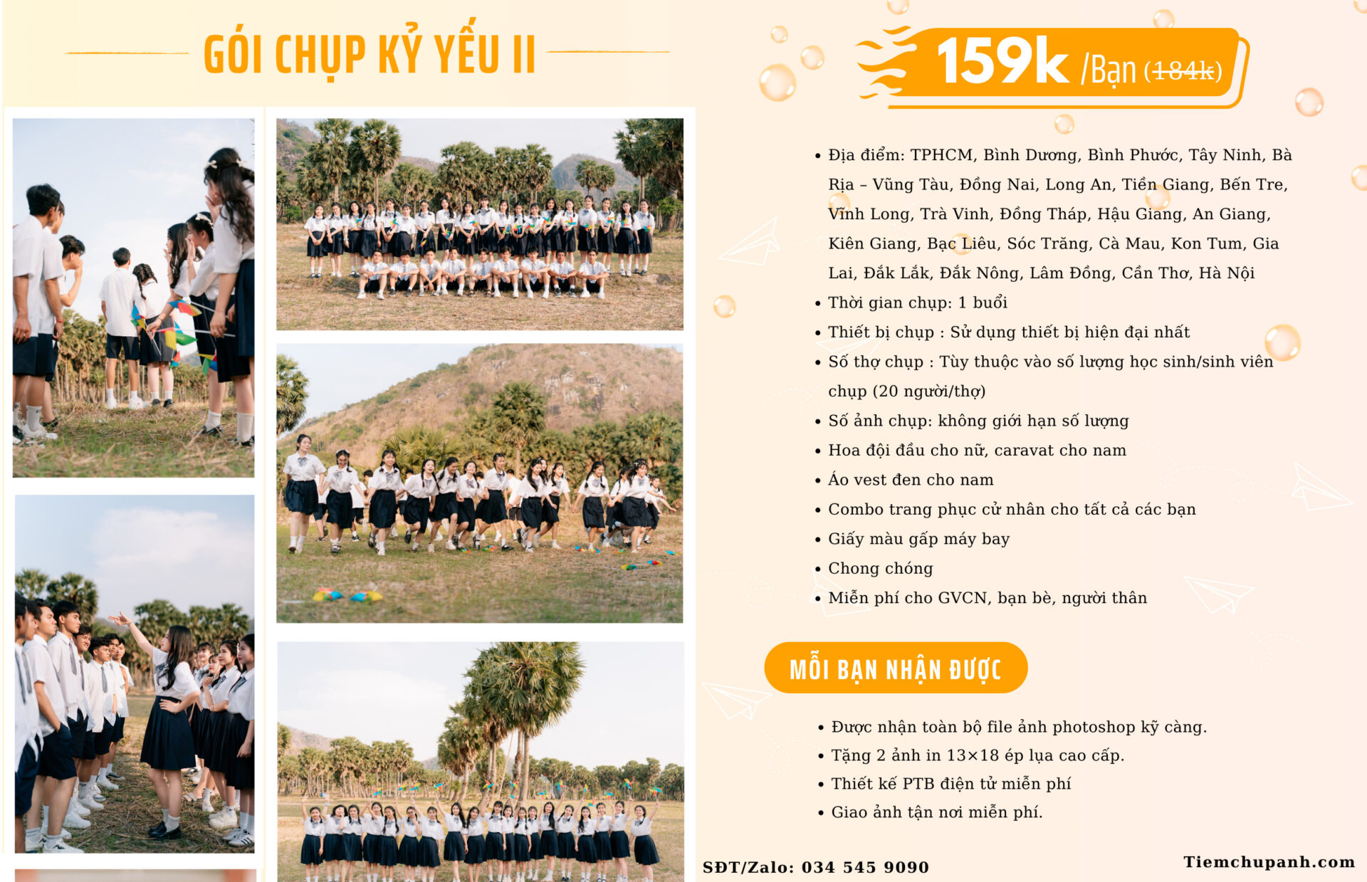 chụp ảnh kỷ yếu Vĩnh Long