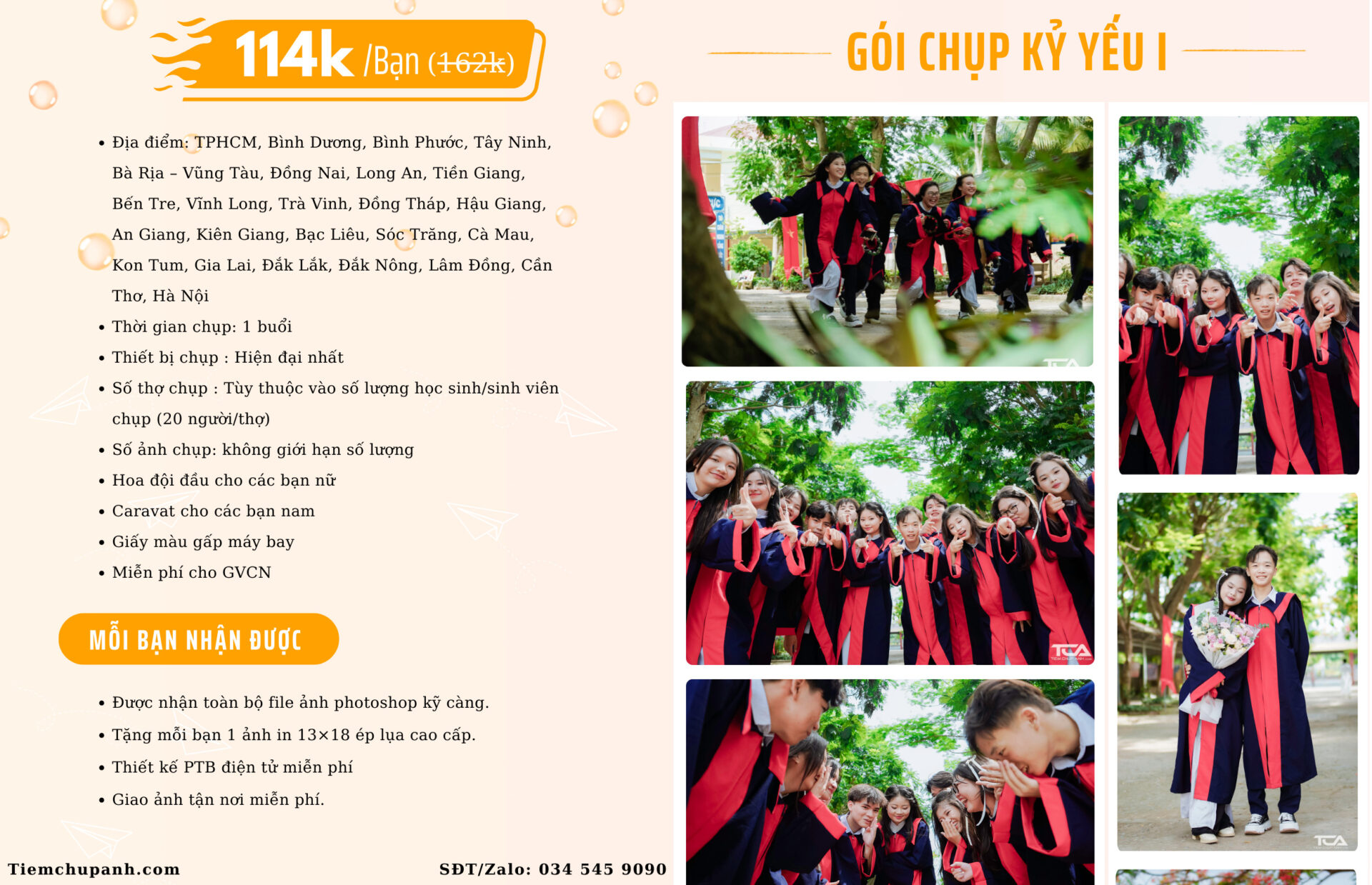 chụp ảnh kỷ yếu Lâm Đồng