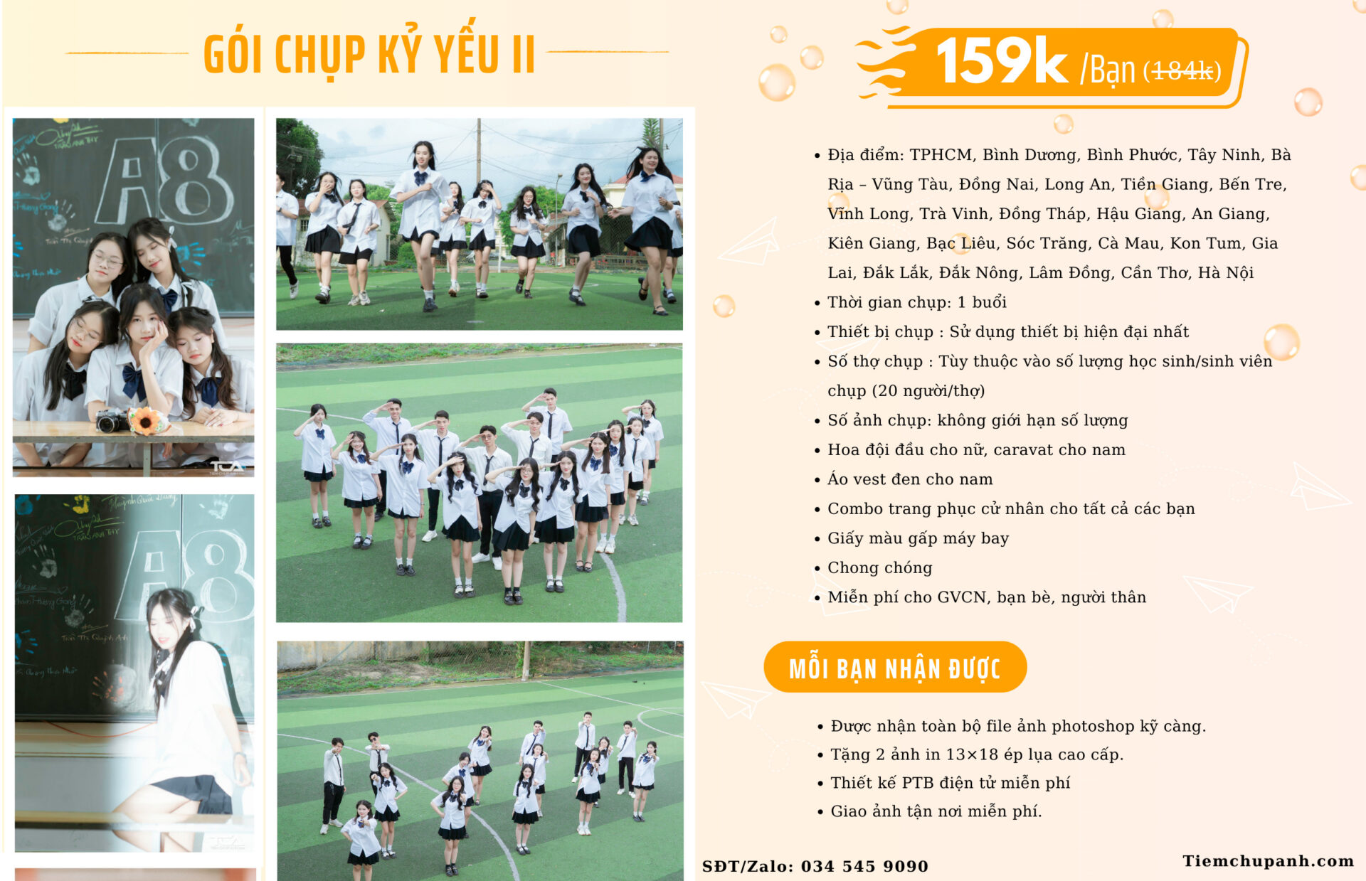 chụp ảnh kỷ yếu Kiên Giang