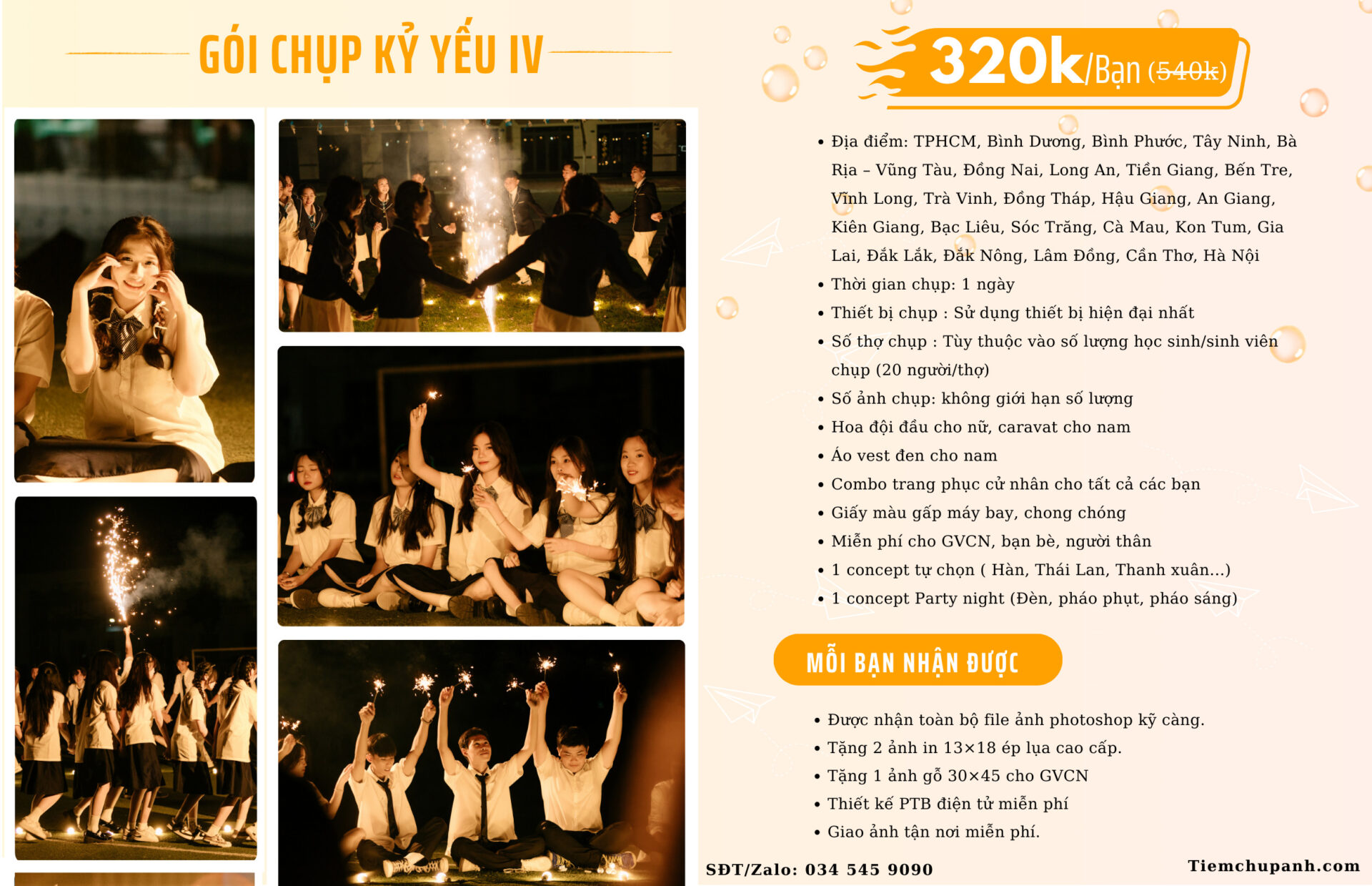 chụp ảnh kỷ yếu An Giang
