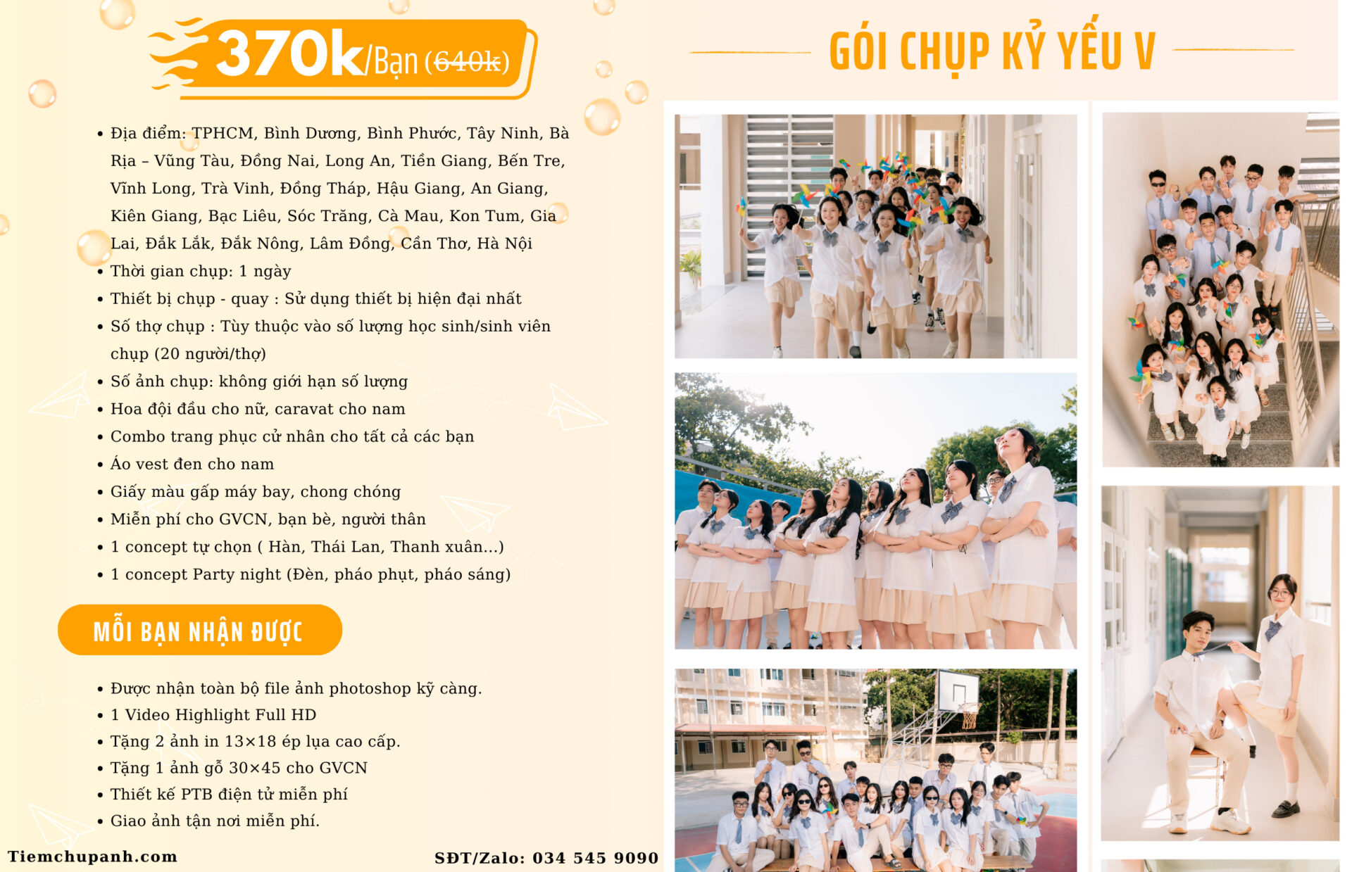 chụp ảnh kỷ yếu Hậu Giang