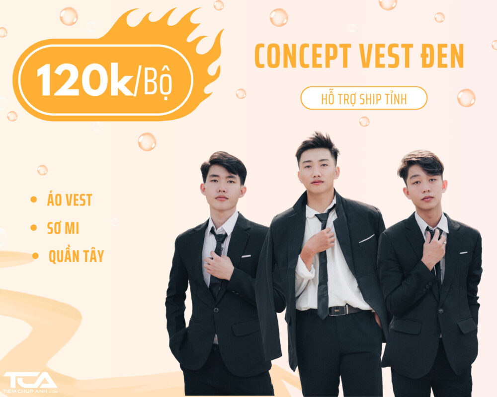 thuê áo vest chụp kỷ yếu