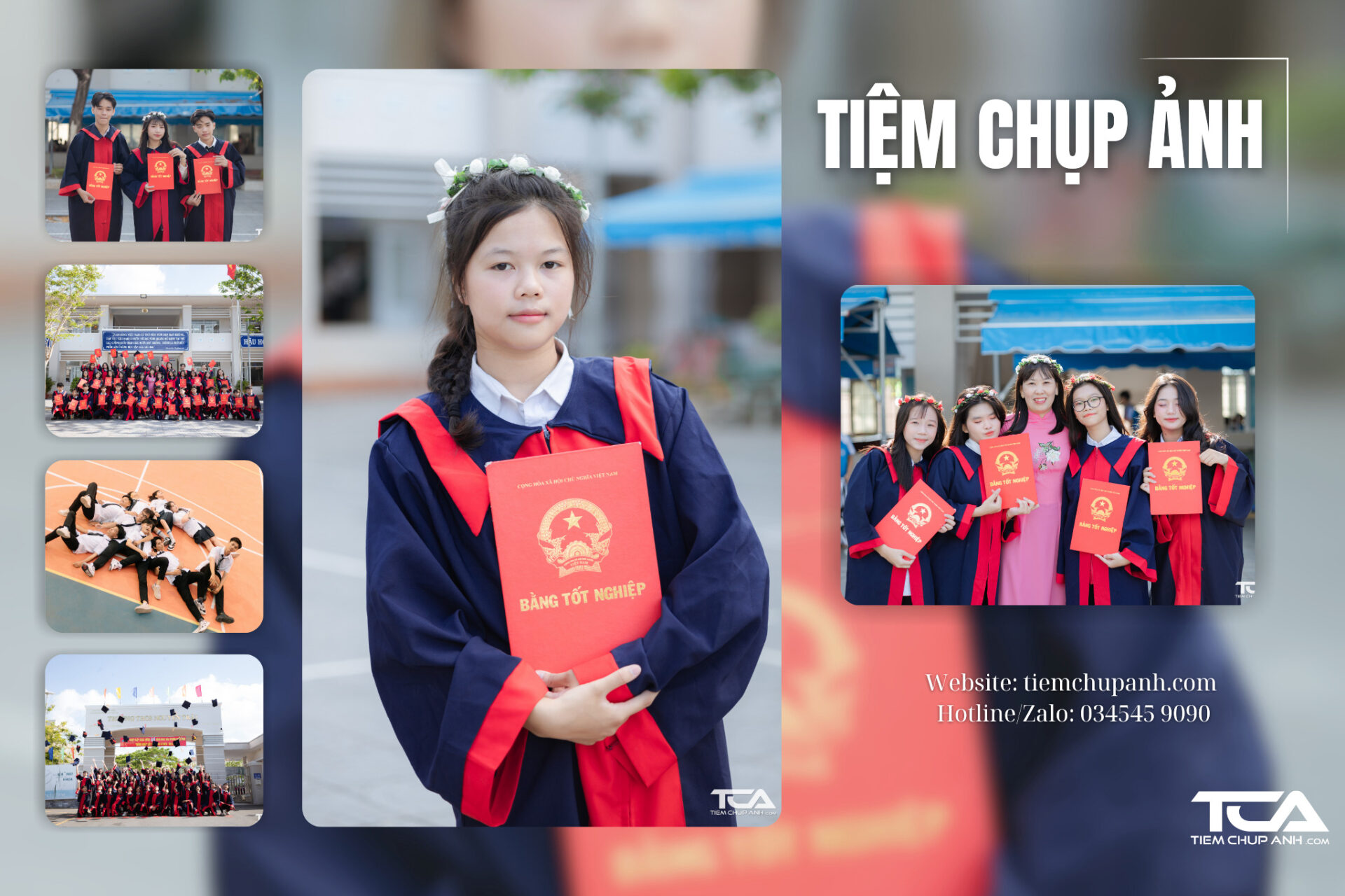 chụp ảnh kỷ yếu Bến Tre