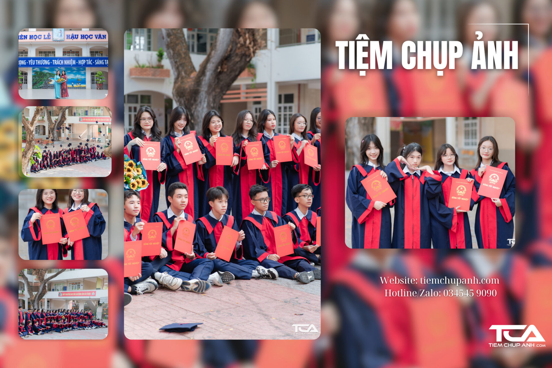 chụp kỷ yếu ở Lâm Đồng