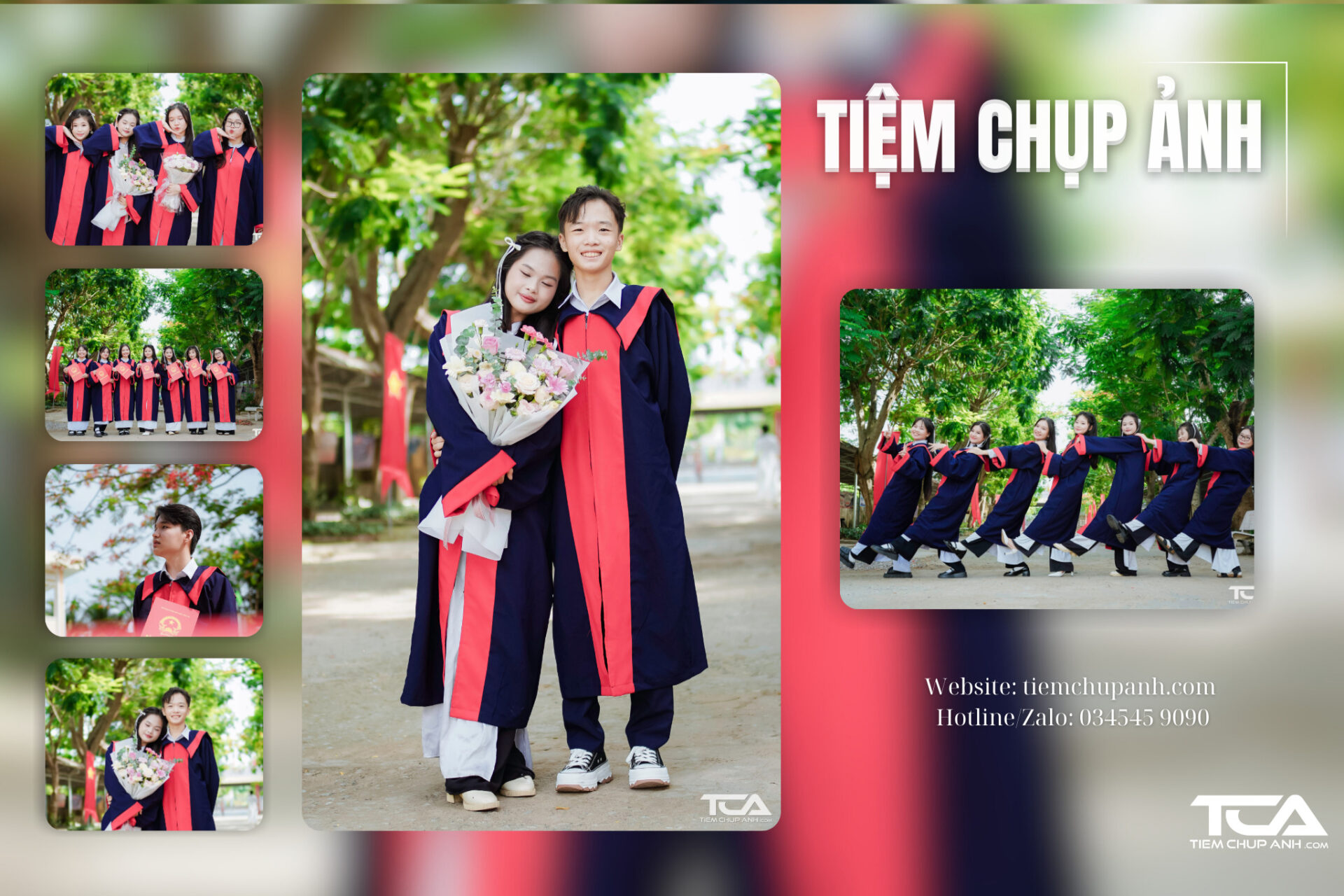 chụp hình kỷ yếu ở An Giang