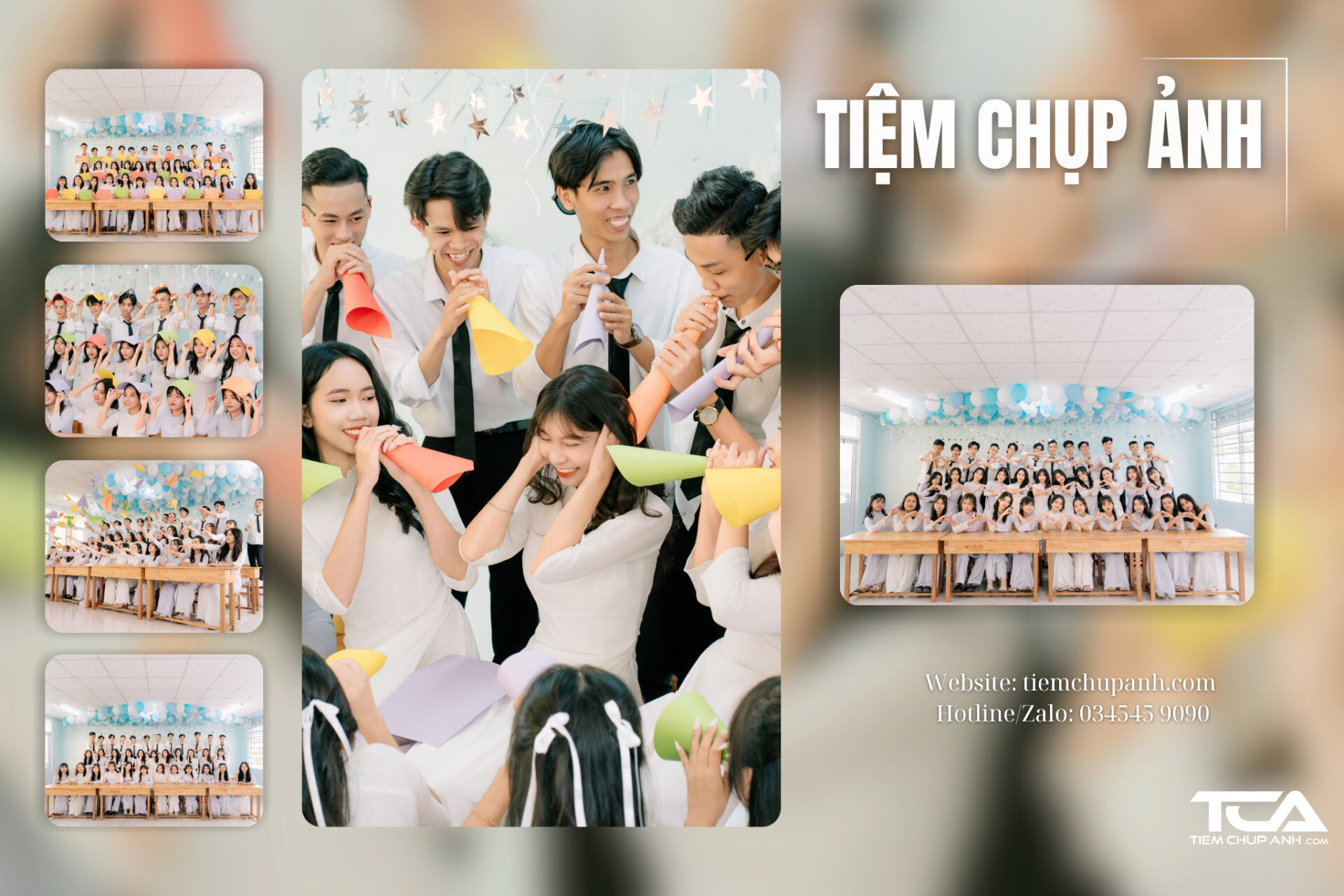 chụp kỷ yếu ở Bến Tre