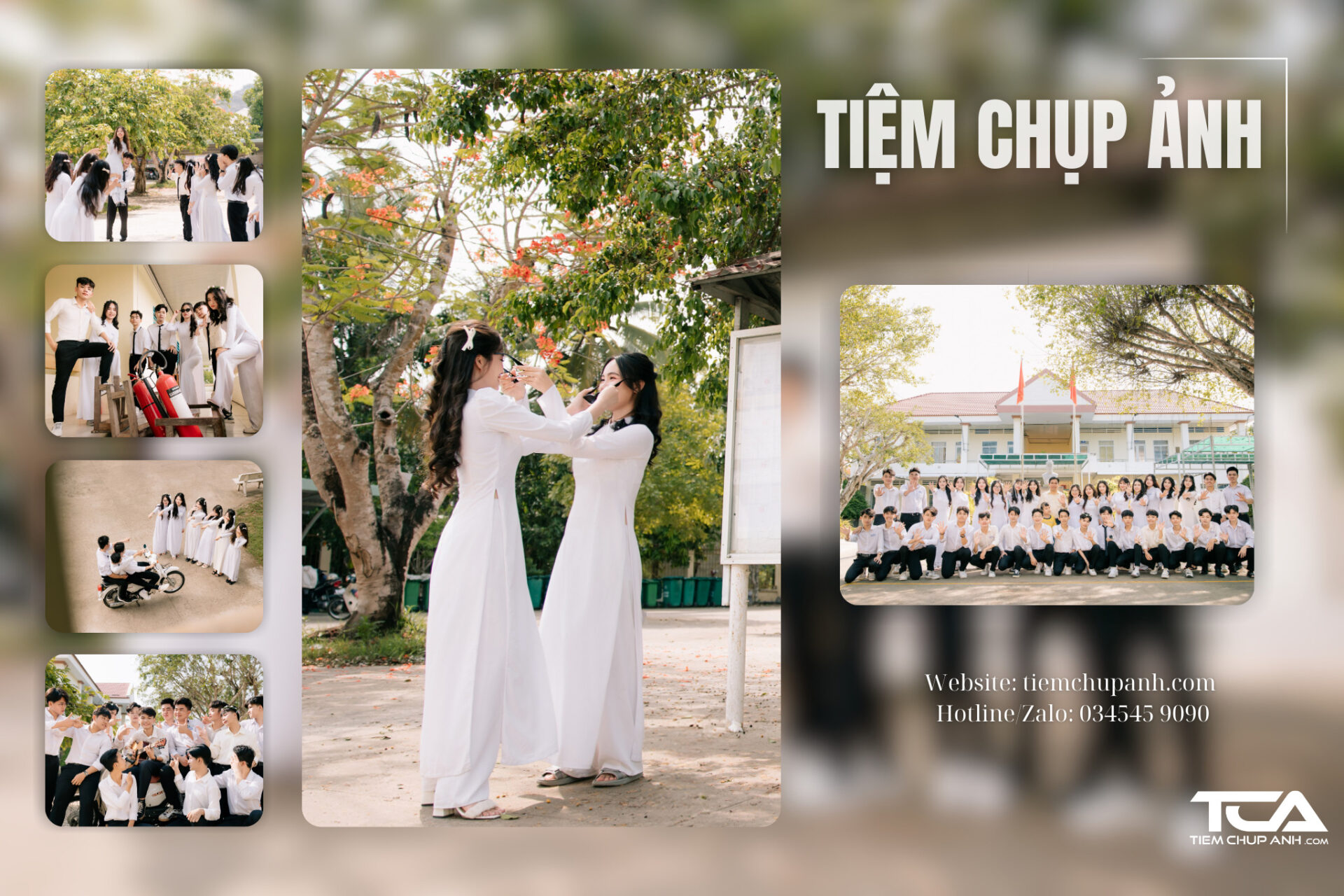 thuê Chụp ảnh kỷ yếu ở Long Xuyên