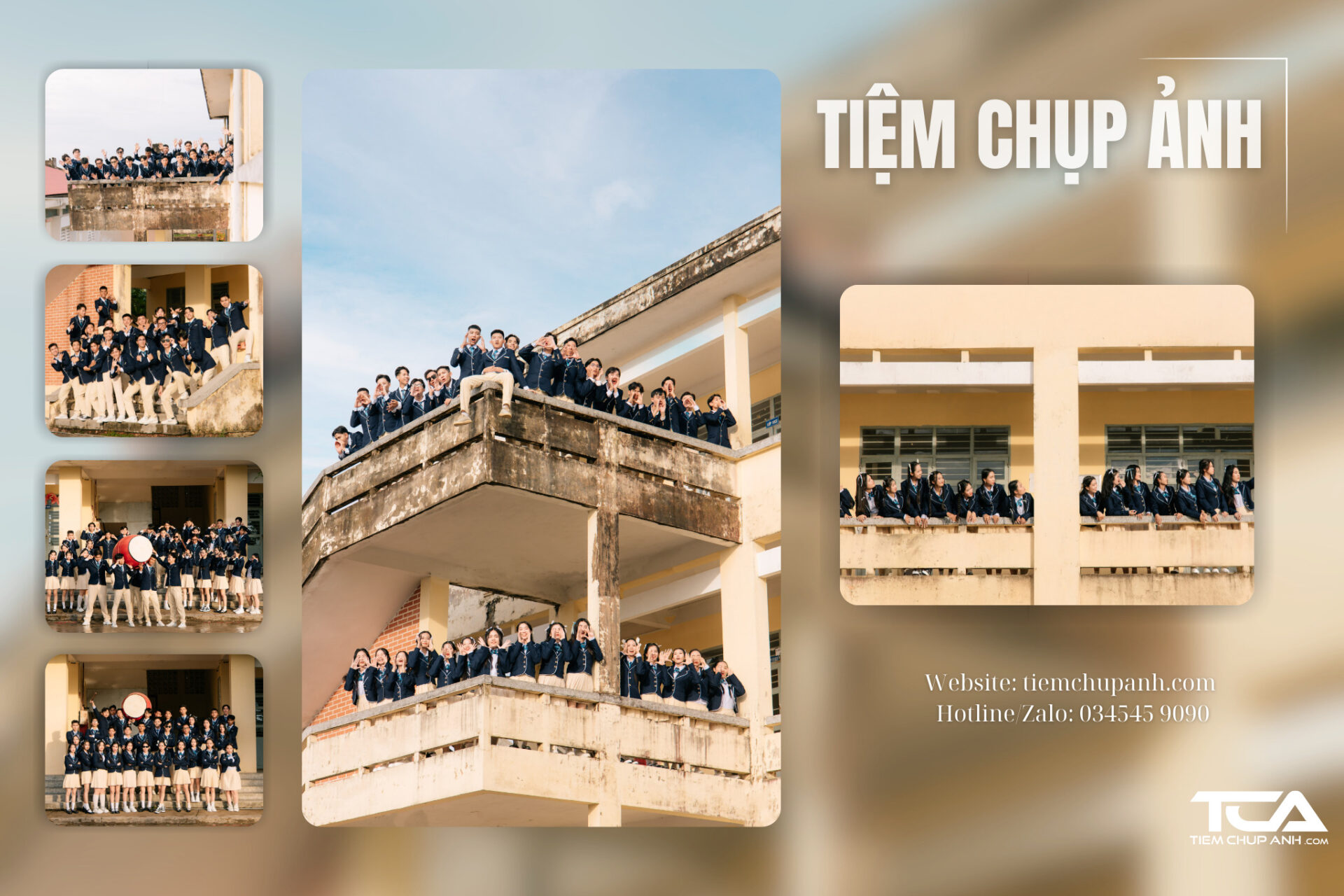 bảng giá chụp ảnh kỷ yếu ở Đông hải