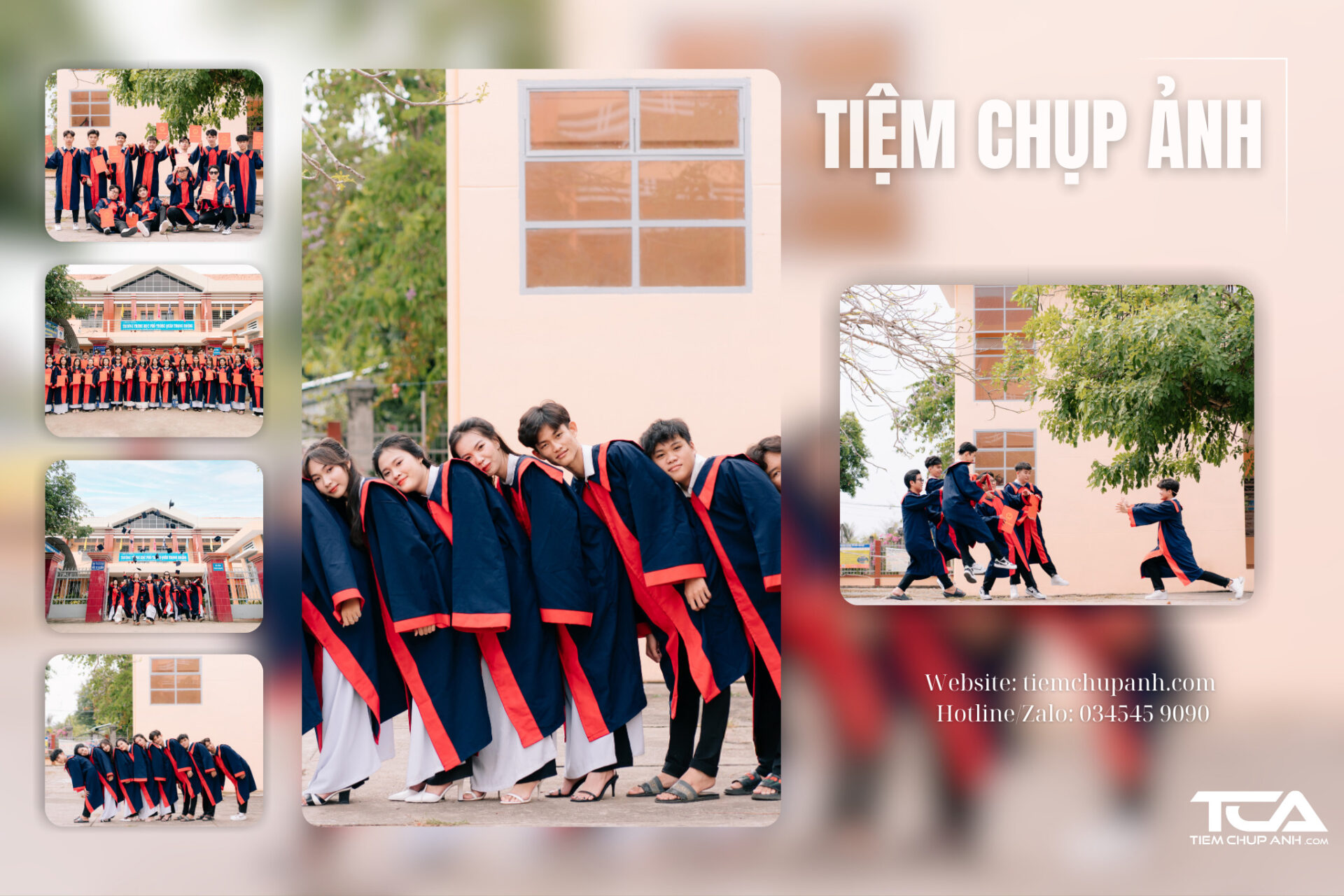 chụp kỷ yếu ở Bến Tre