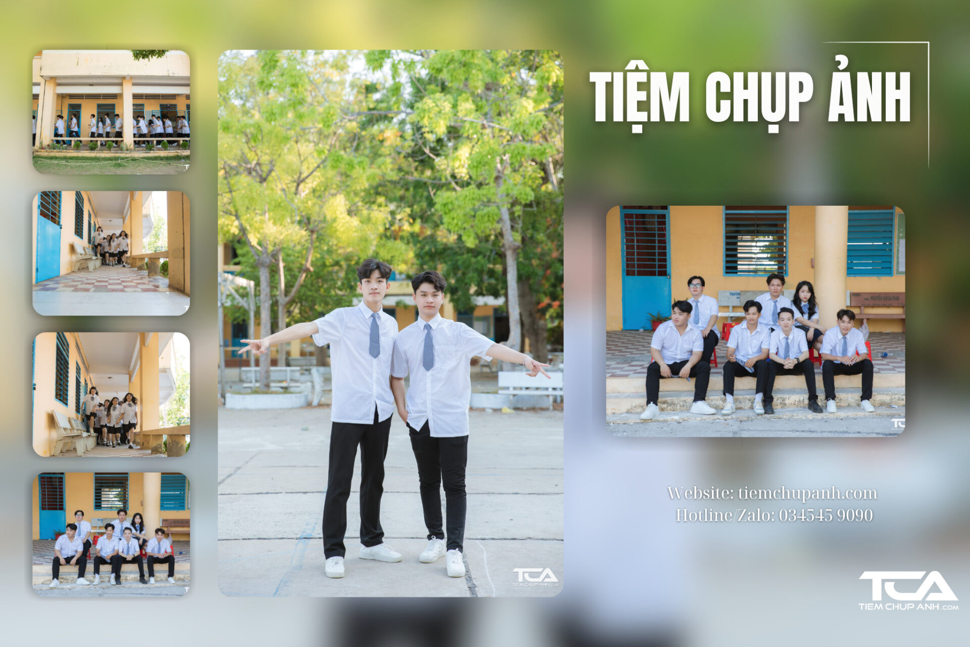 studio chụp ảnh kỷ yếu ở Hồng Dân