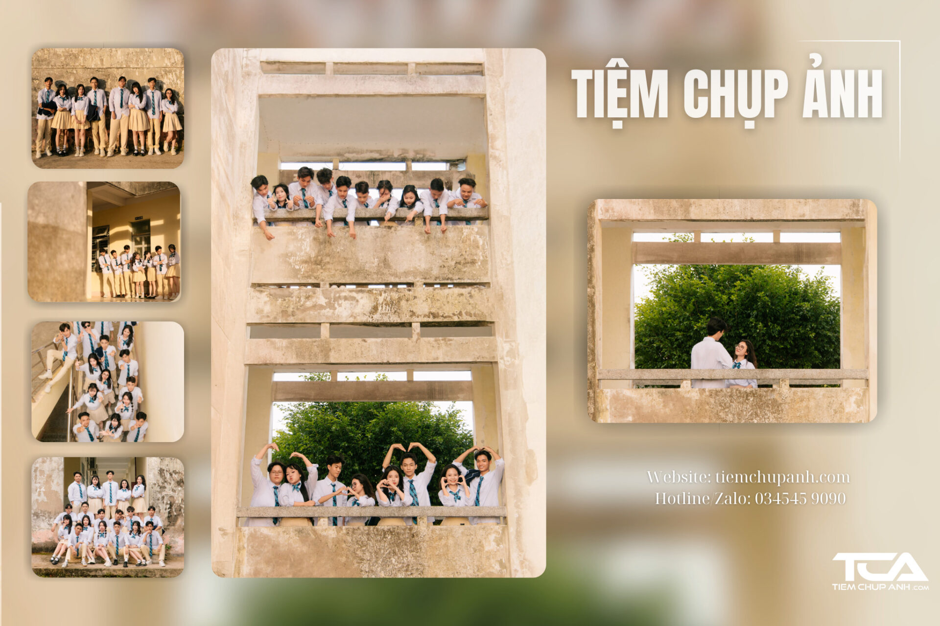 giá chụp ảnh kỷ yếu ở Vĩnh Lợi