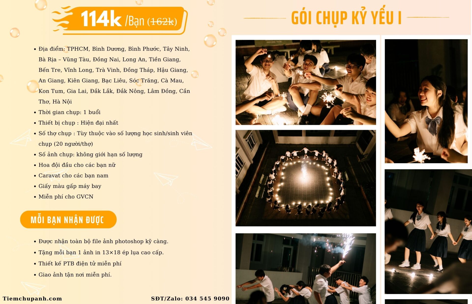 chụp ảnh kỷ yếu bình dương