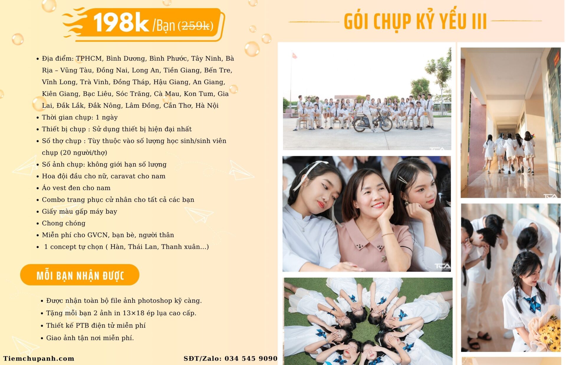 chụp ảnh kỷ yếu bình dương
