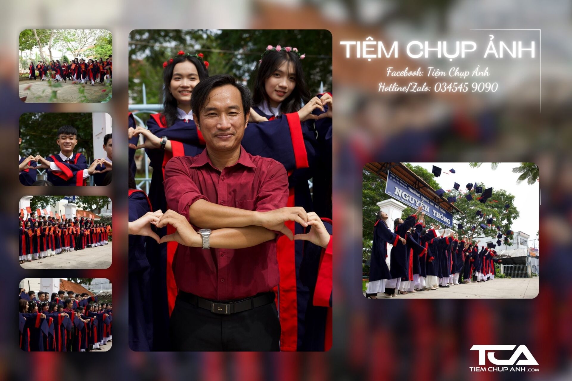 bảng giá Chụp ảnh kỷ yếu ở Tân Phước