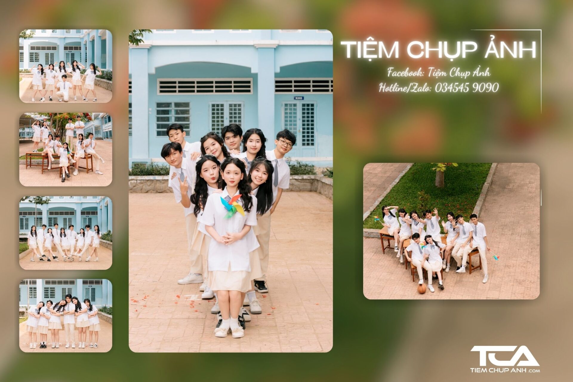 ý tưởng Chụp ảnh kỷ yếu ở Gò Công Tây