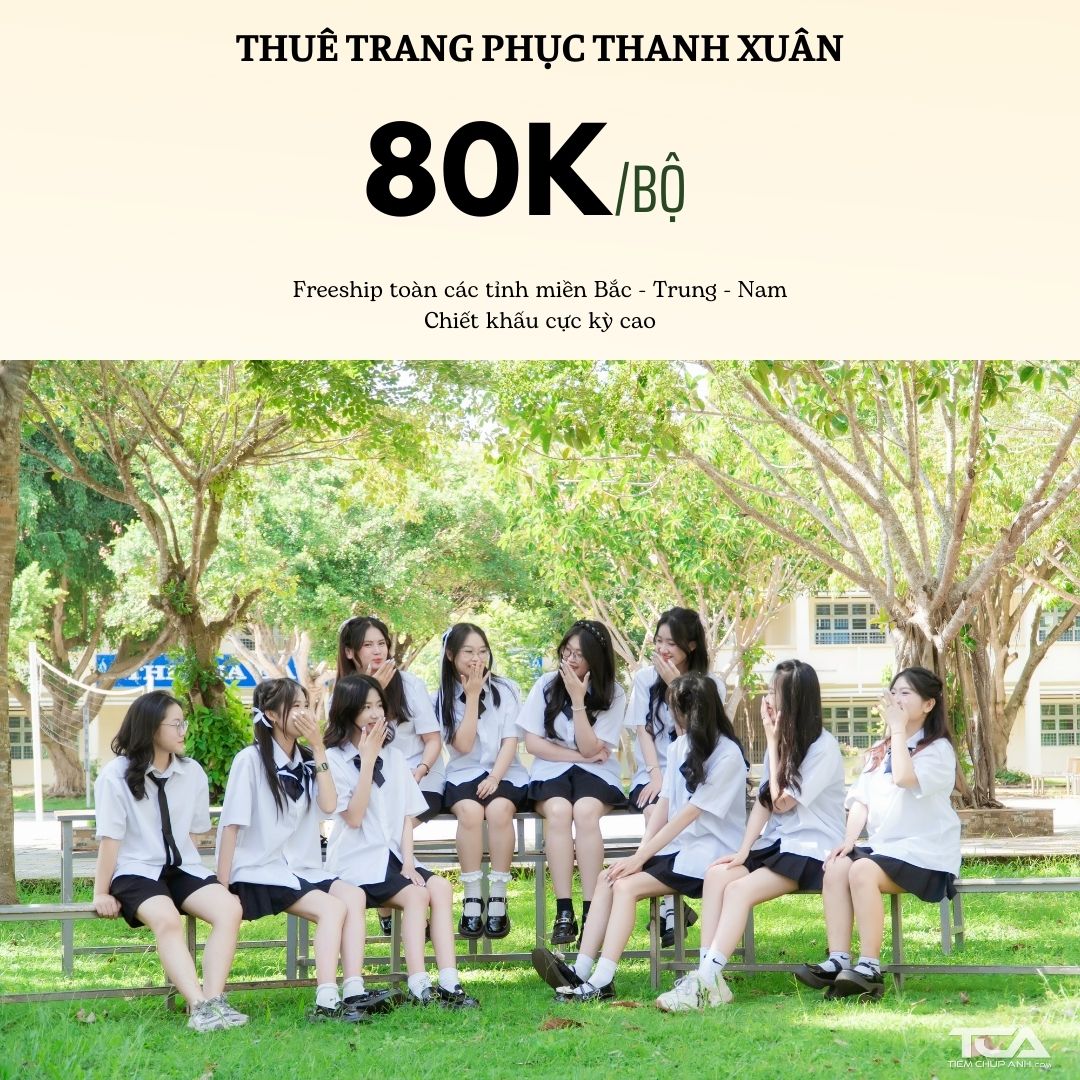 chụp kỷ yếu ở Tiền Giang